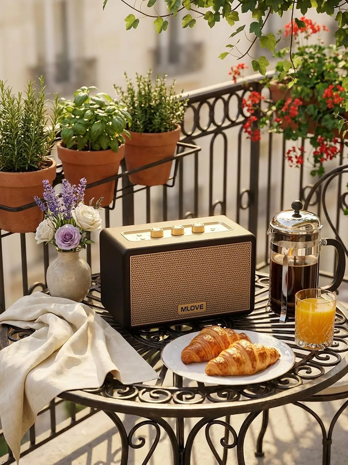 MLOVE A200 Retro Bluetooth Speaker for Home