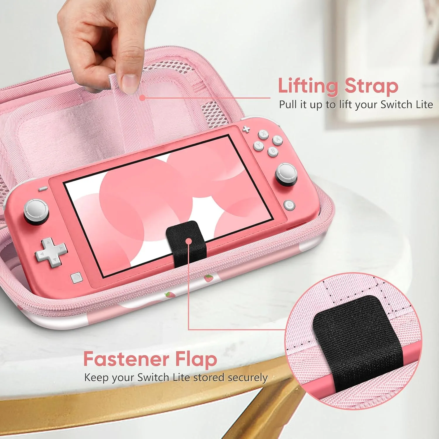 FINTIE Shockproof Carrying Case for Nintendo Switch Lite 2019
