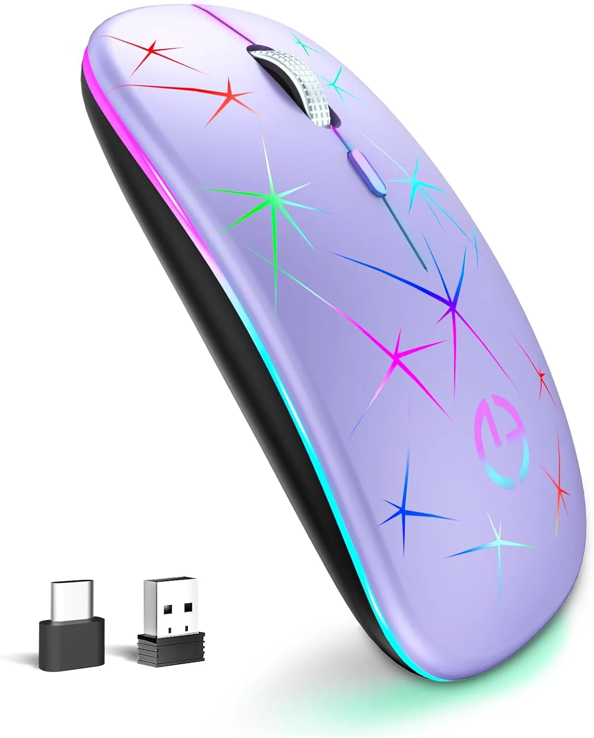 TaIYanG Wireless Mouse, 2.4G Slim Rechargeable Bluetooth Mouse for Laptop