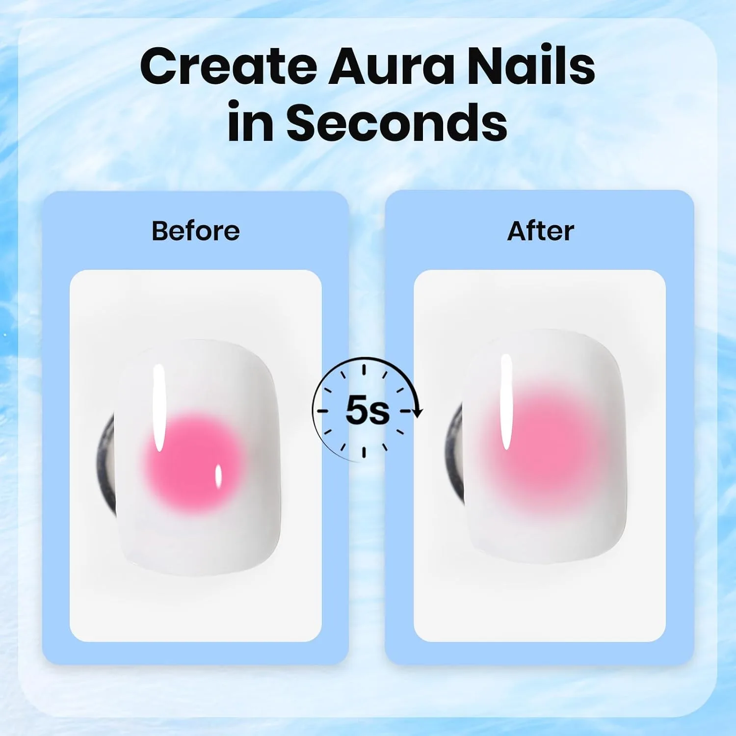 Beetles Blooming Gel 15 ml Clear UV Gel Polish Nail Art for Tortoise Nails