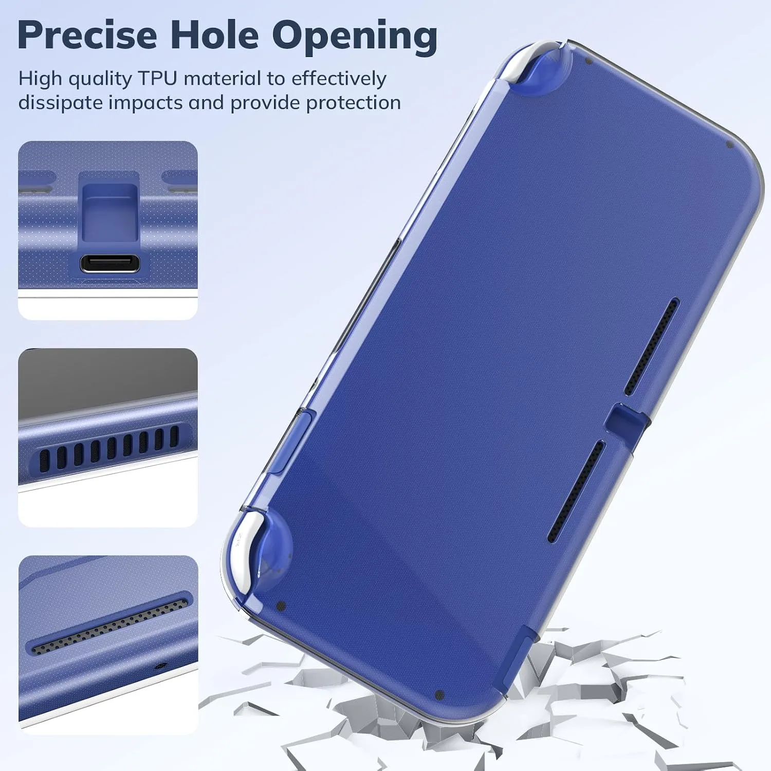 Younik Switch Lite Case, 14 in 1 Accessories Kit for NS Switch Lite (2019)