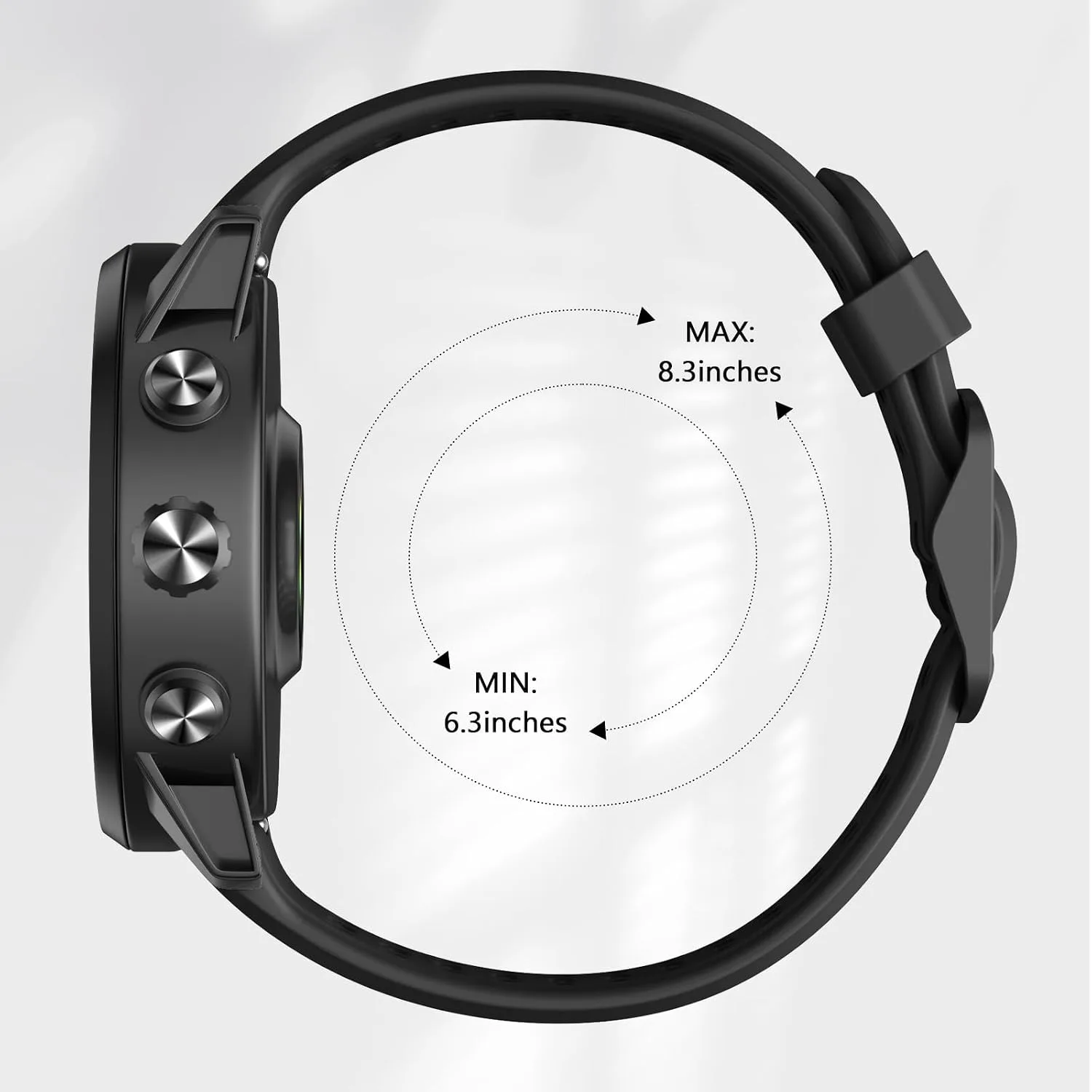 Compatible with Coros Pace 2 Watch Band, 20mm Quick Release Sports Silicone Watch Band Breathable Wristband Strap Women Men Strap for COROS APEX 2/APEX 42mm