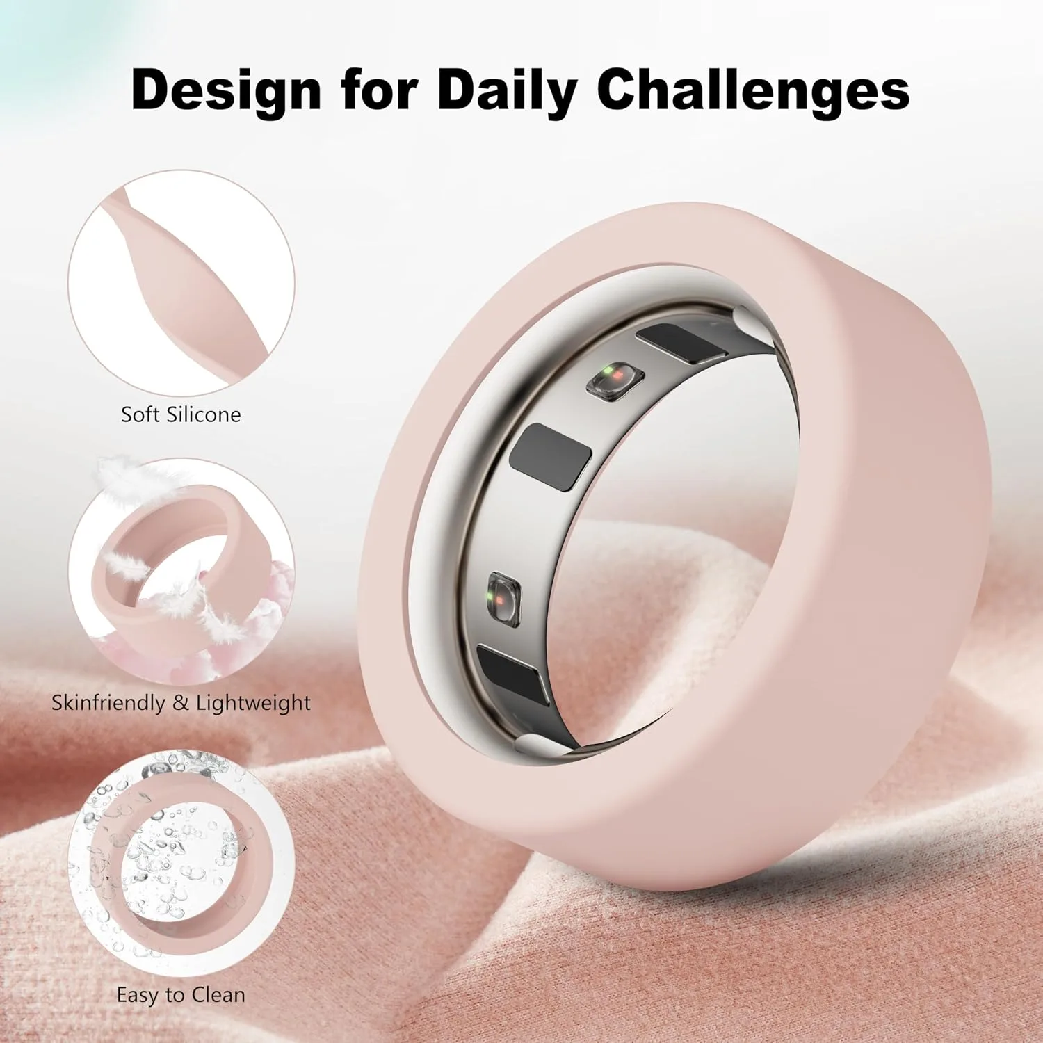 Protector Compatible for Oura Ring 4/Gen4 Ceramic/Gen3 Cover,Scratch-proof