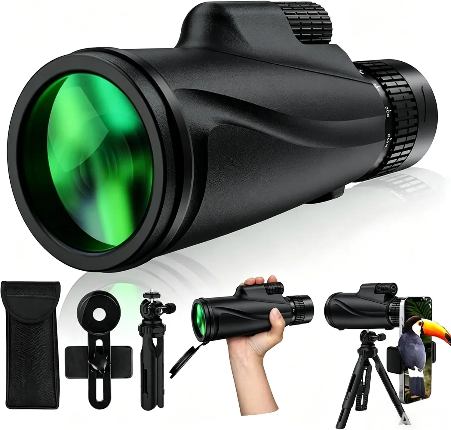 Monocular PhysioPhyx 80x100 con adaptador para smartphone