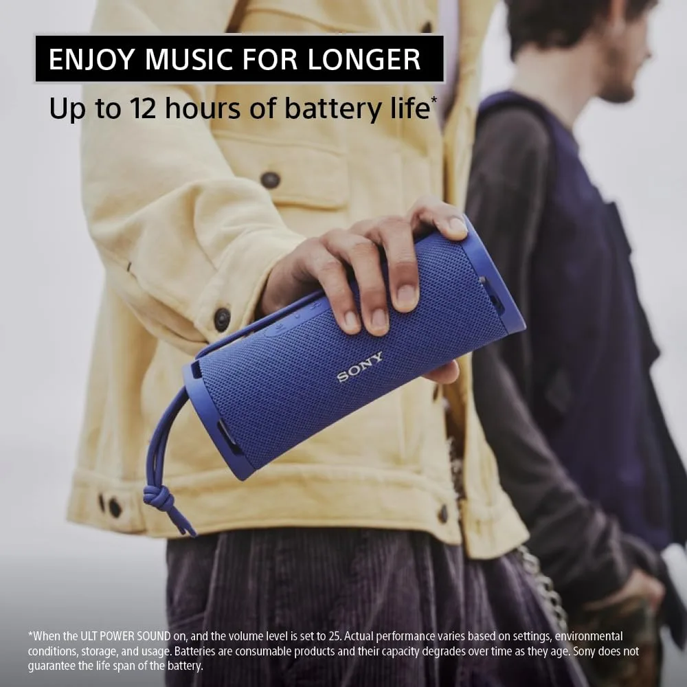 Sony ULT Field 1 Wireless Bluetooth Portable Waterproof Speaker, Orange