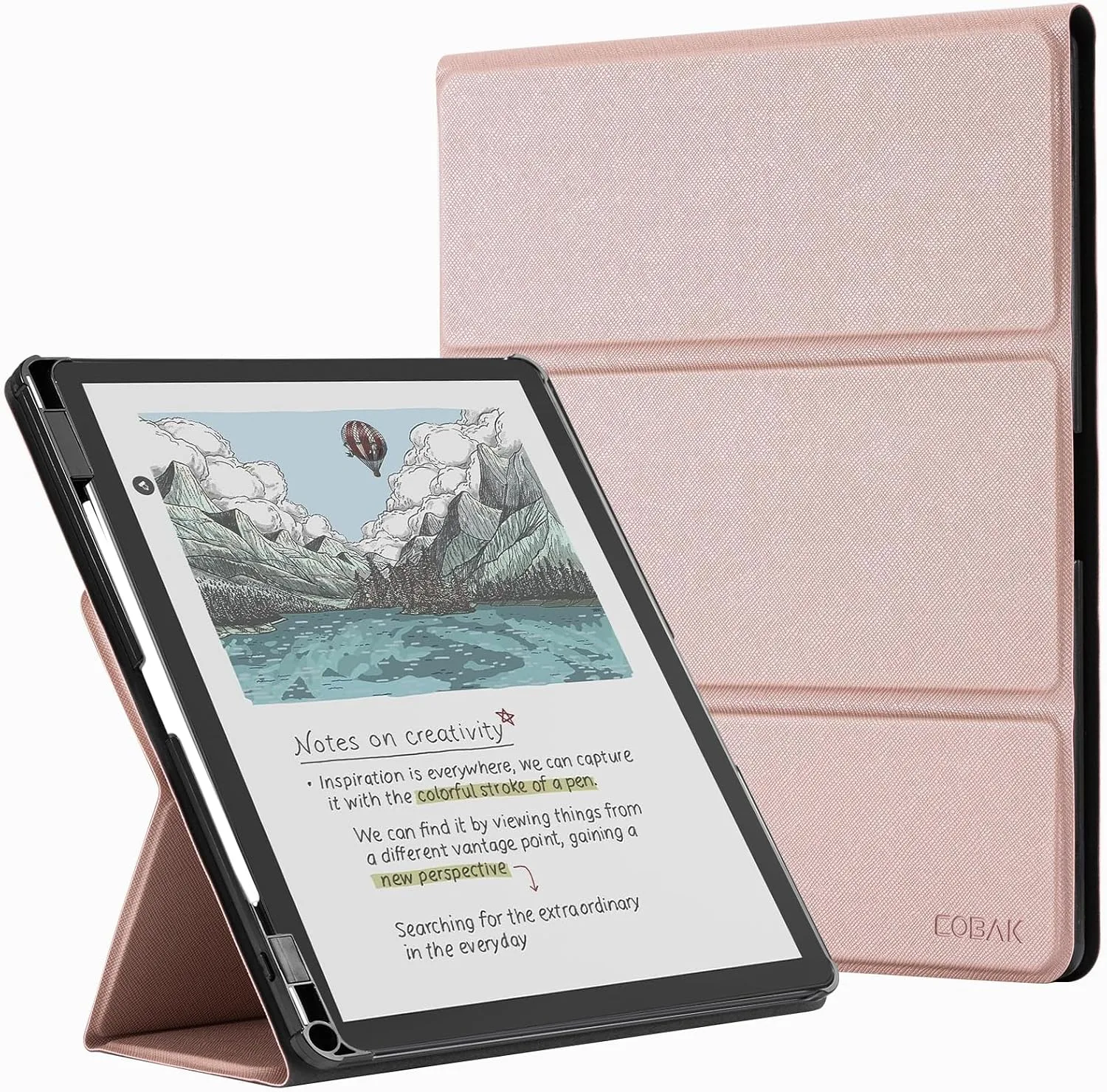 CoBak Case for TCL 11" Device with Stand, Auto Sleep Wake & Pen Holder