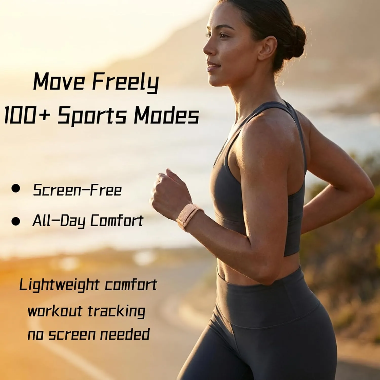 Smart Bracelet Health and Fitness Tracker Pink