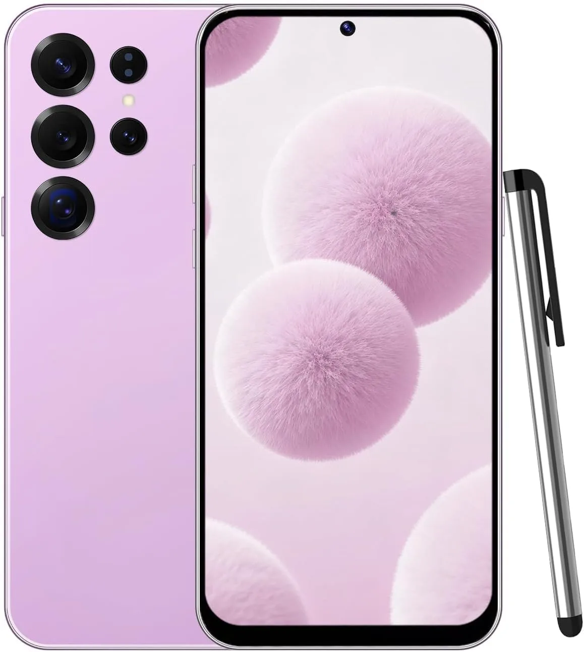 4G Smartphone Unlocked, Android 12.0 Mobile Phones 6.6'' HD+ Display, 4GB RAM 32GB ROM/256GB SD, 4G Dual SIM Dual Camera, Face ID+WiFi+BT+FM+GPS+OTG (Pink)