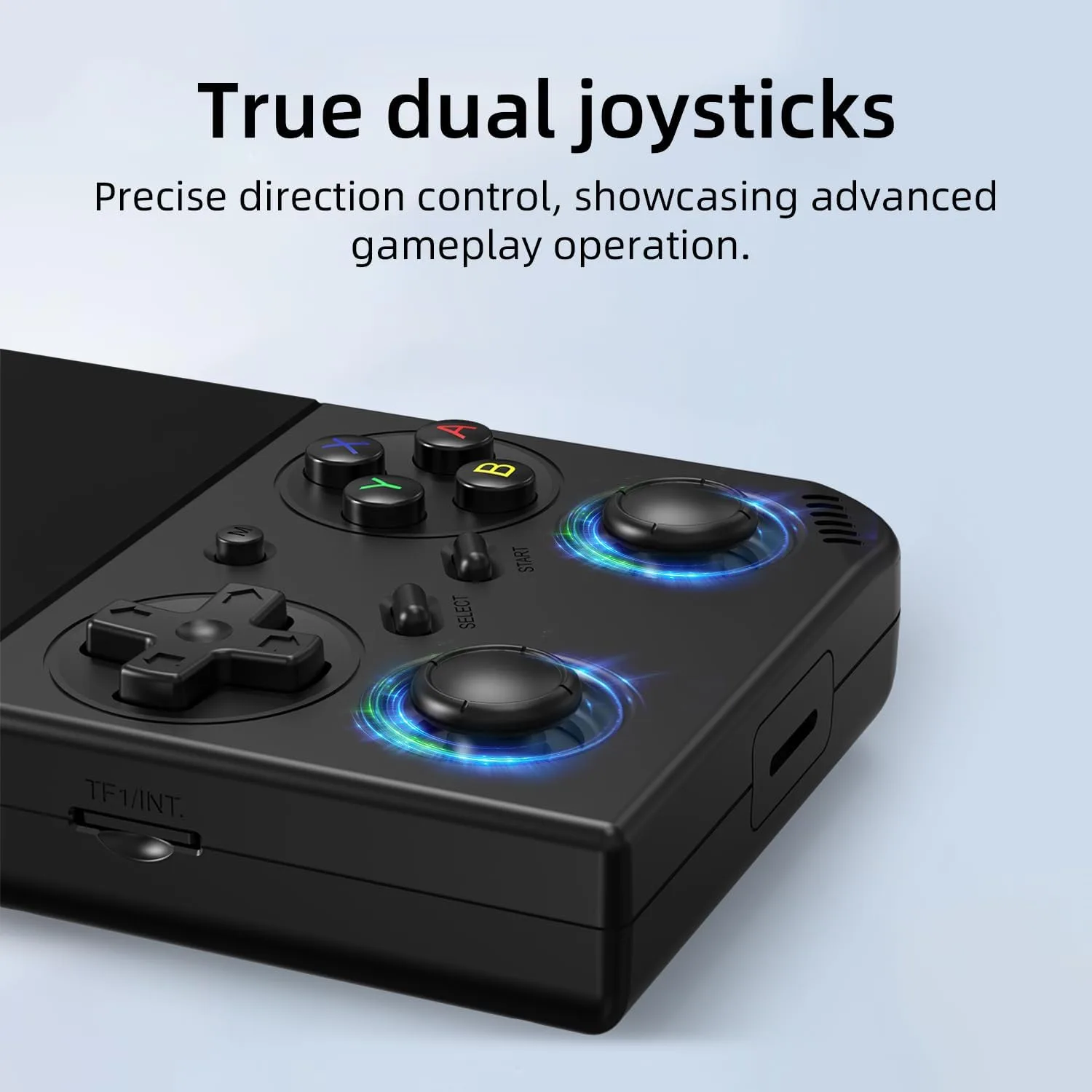 RG35XXPRO Retro Handheld Game Console,Portable Game with 3.5 Inch IPS Screen,with 64G TF Card Pre-Installed 4353 Games Supports 5G WiFi Bluetooth HDMI and TV Output