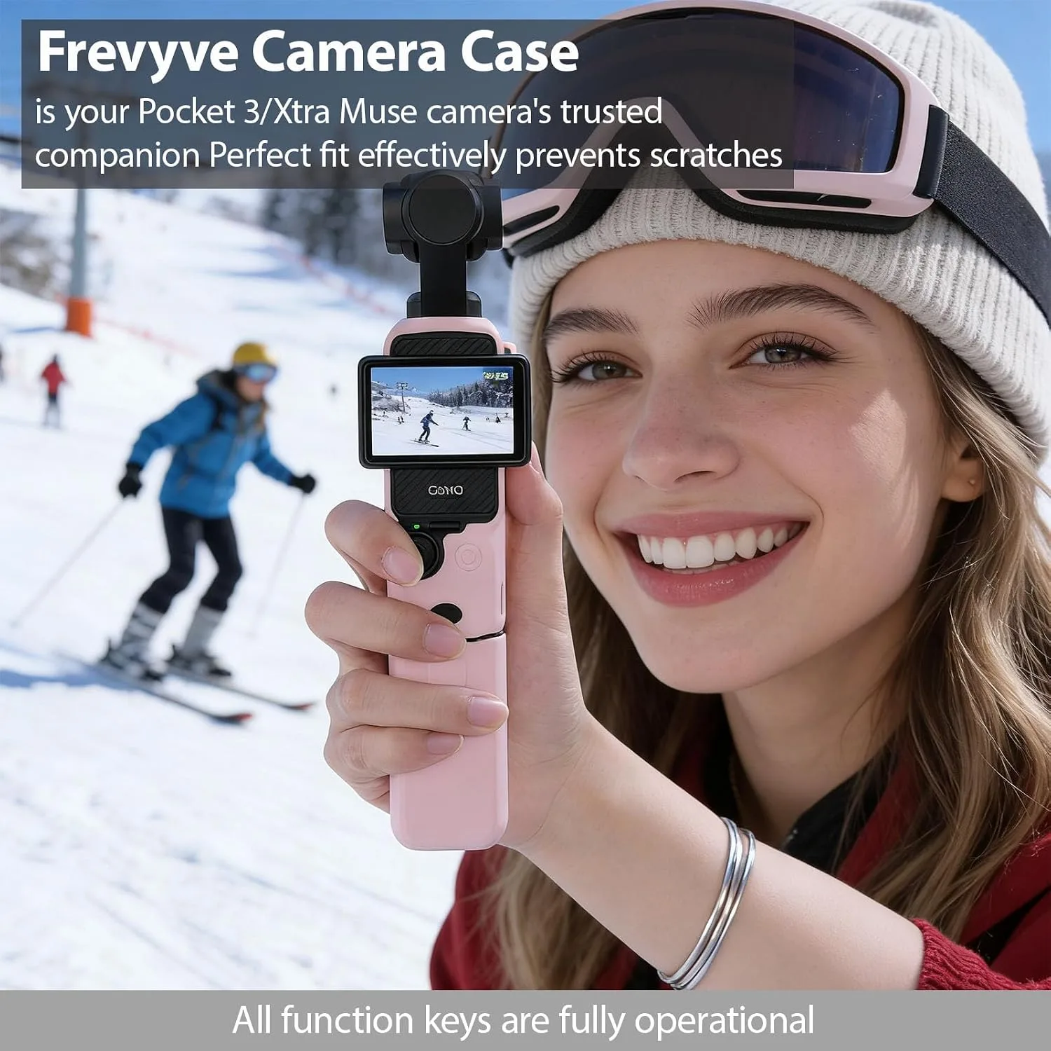 Case for DJI Osmo Pocket 3 / Xtra Muse Camera - Pink