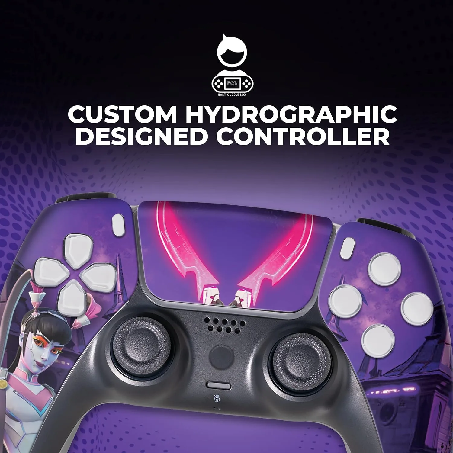 Tassukki 2.0 Custom PS-5 Controller Wireless compatible with Play-Station 5 Console by BCB Controllers | Proudly Customized in USA with Permanent HYDRO-DIP Printing (NOT JUST A SKIN) (MODDED)