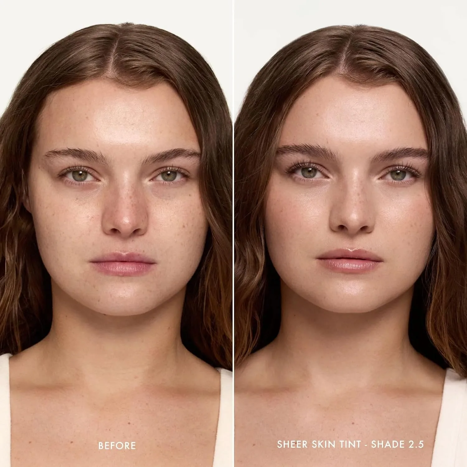 Summer Fridays Sheer Skin Tint - Tinted Moisturizer with Hyaluronic Acid - Helps Diminish Uneven Skin Tone - Sheer to Light Coverage - Shade 2.5 - Light with Cool Peach Undertones (1 Fl Oz)