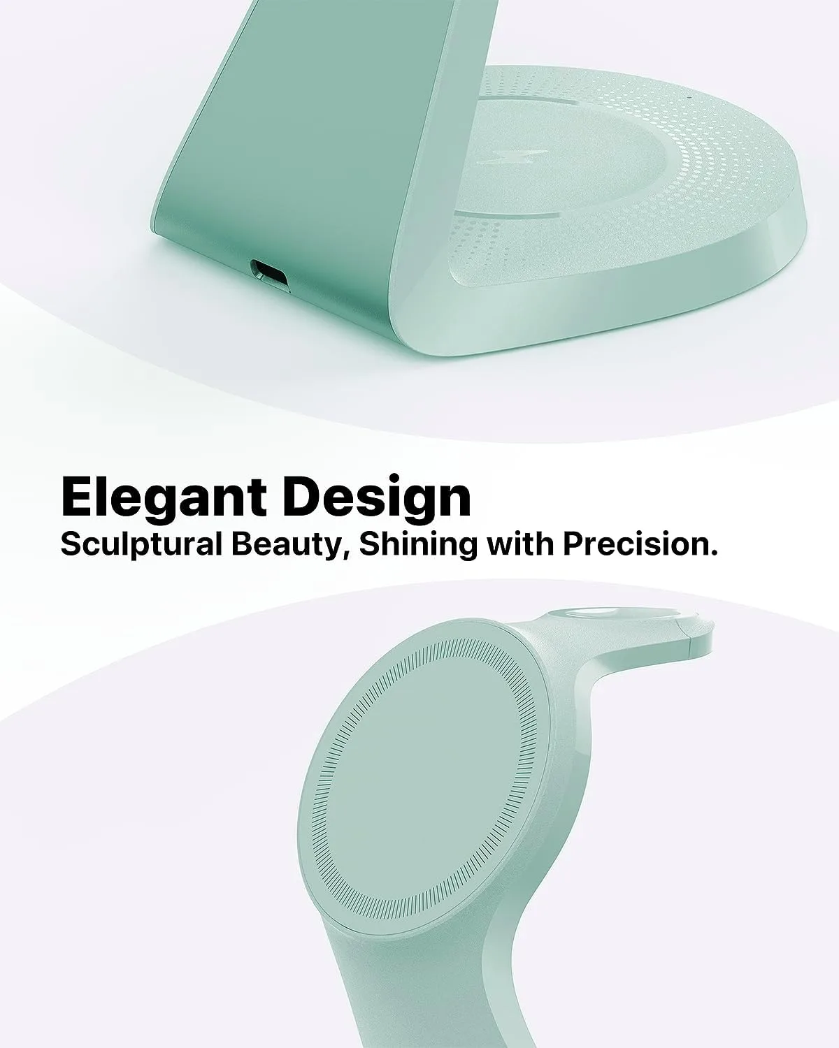LONGCONN 3 in 1 Wireless Charging Station for Apple Devices with MagSafe