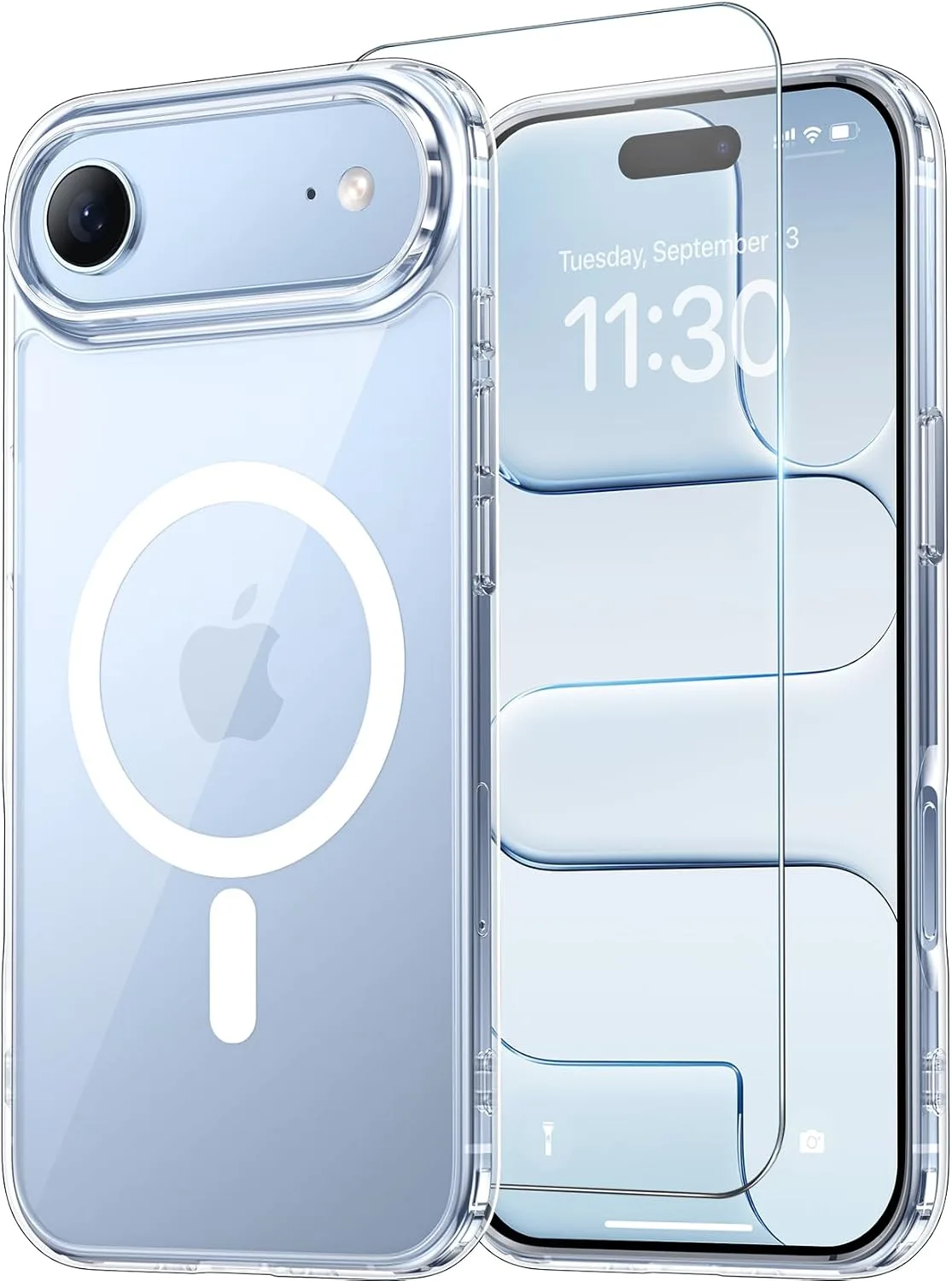 Temdan for iPhone AIR Case with Screen Protector Clear