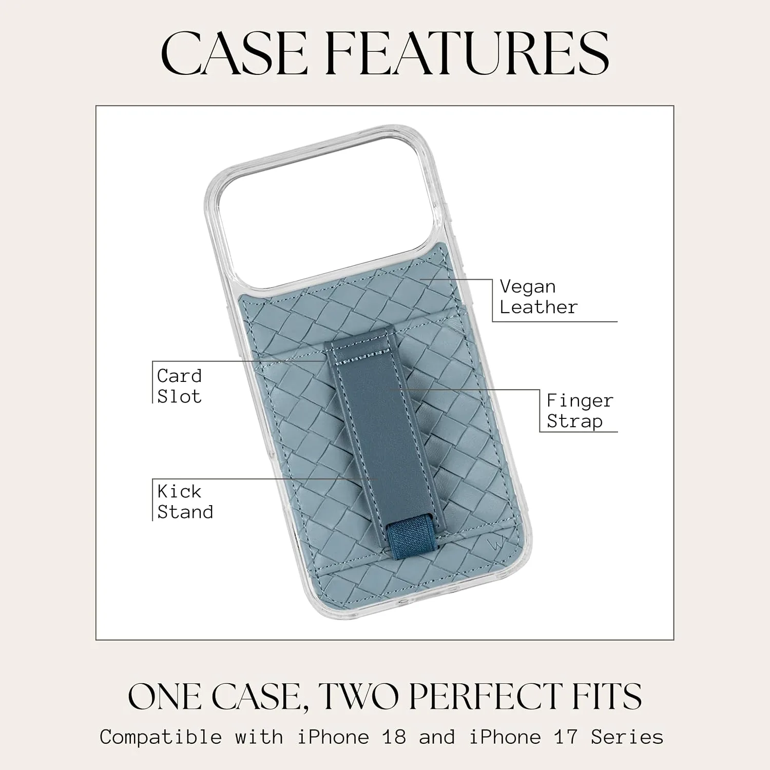 Walli Cases Wallet Phone Case for iPhone 18 Pro Max and iPhone 17 Pro Max