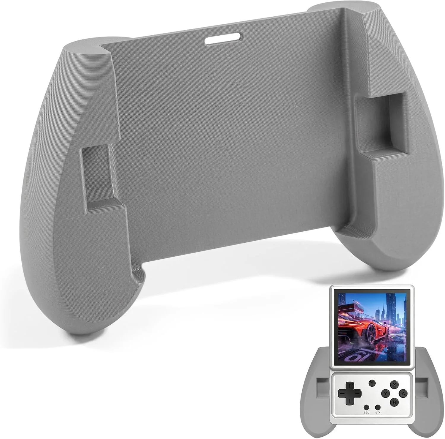 Ergonomic Grip for Anbernic RG Rotate Handheld Console，Orange