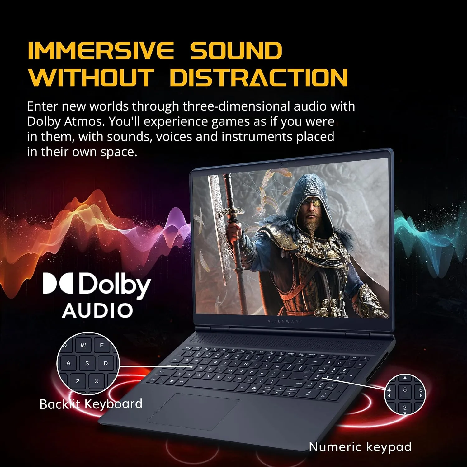 Dell Alienware Aurora 16 16" WQXGA 120Hz Gaming Laptop, Intel Core 7 240H, 64GB DDR5, 3TB Storage(2TB SSD+1TB Docking Station Set), GeForce RTX 5050 8GB GDDR7, Backlit Keyboard, Win 11, Indigo