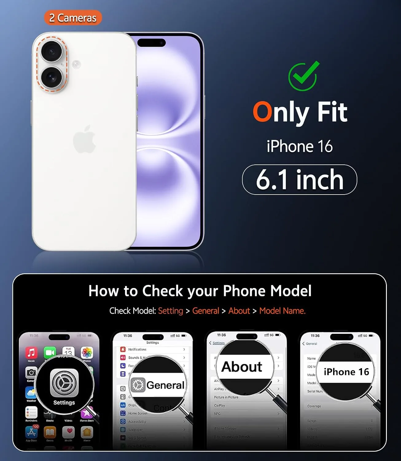 FNTCASE for iPhone 16 Phone Case Compatible with Magsafe Matte Phonecase