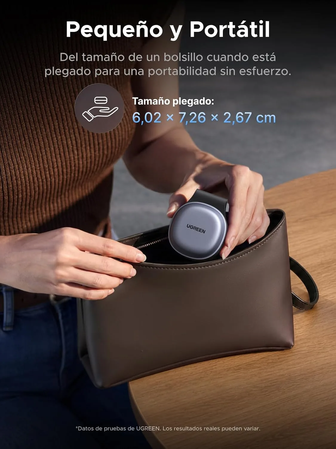 UGREEN MagFlow 25W Pocket-Sized 2-in-1 Foldable Wireless Charger