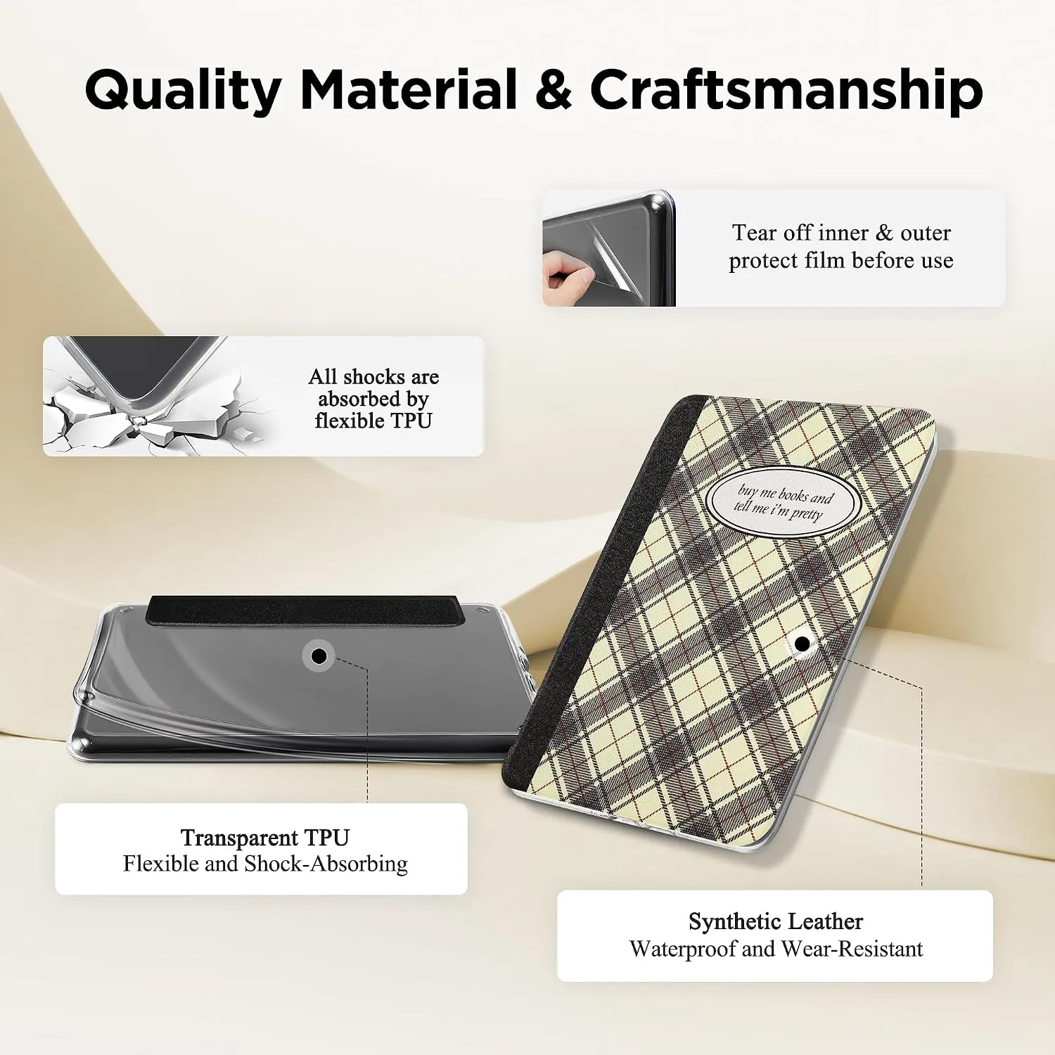 SESENSE Magnetic Case for 7'' Kindle Paperwhite 12th Gen 2024 & Colorsoft