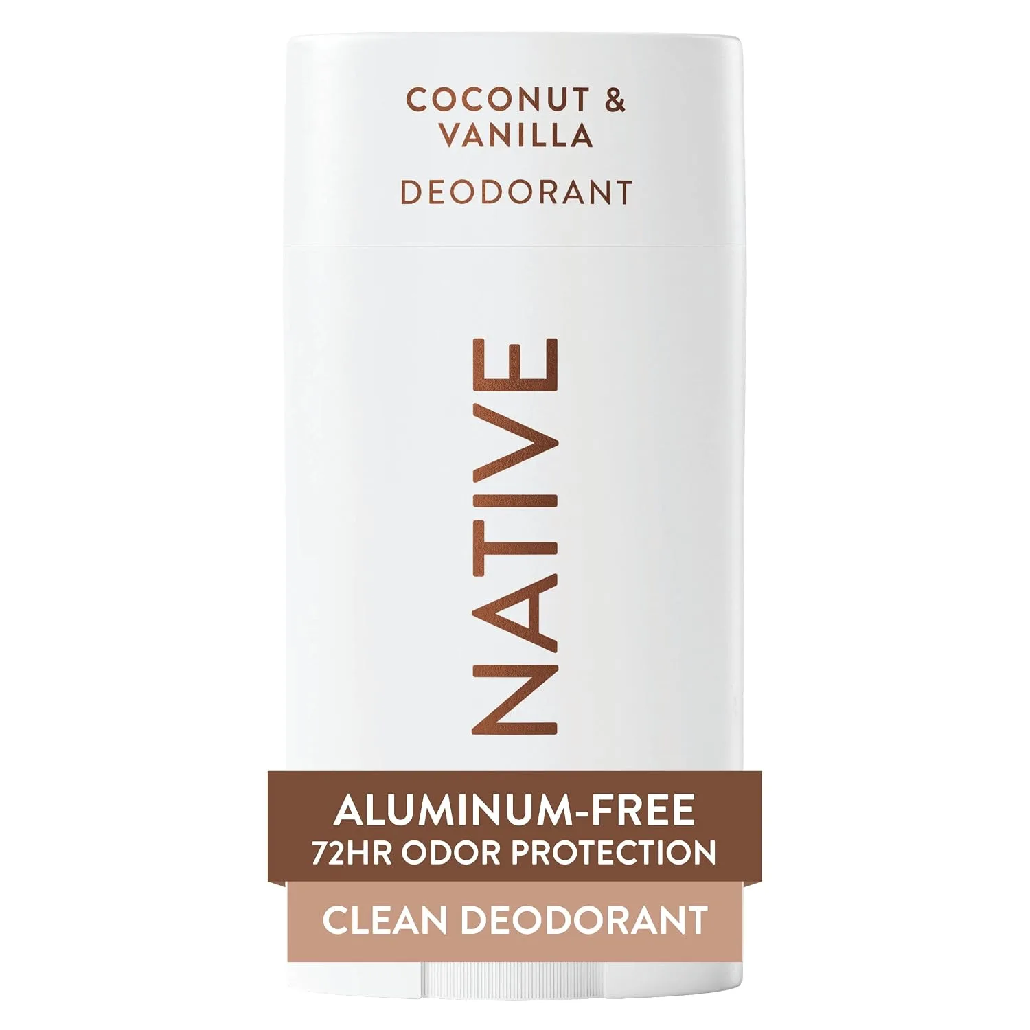 Native Deodorant Contains Naturally Derived Ingredients, 72 Hour Odor Control, Deodorant for Women and Men, Aluminum Free, Coconut & Vanilla, 2.65 Ounce (Pack of 12)