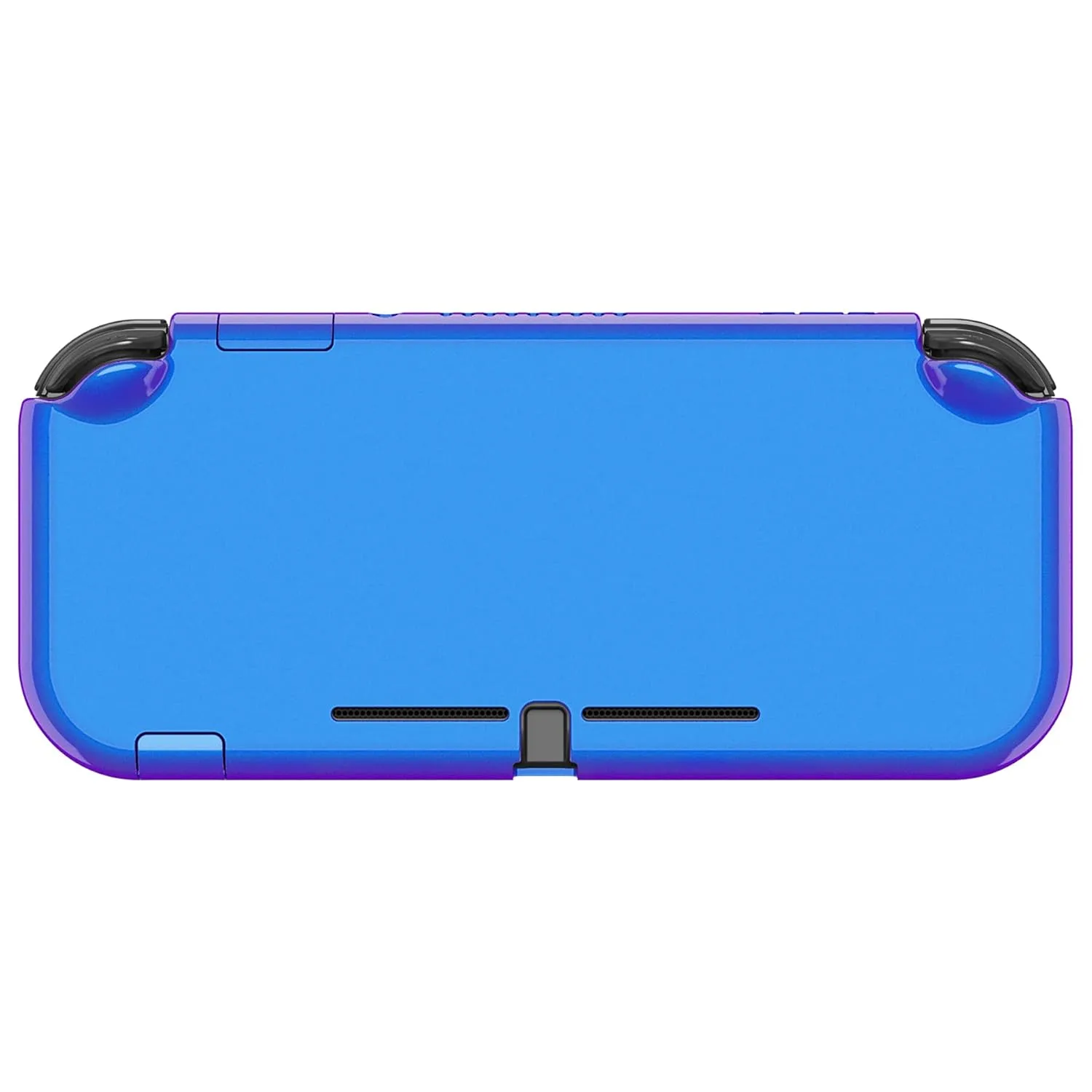 eXtremeRate PlayVital Glossy Chameleon Purple Blue Protective Case for Nintendo Switch Lite, Hard Cover Protector for Nintendo Switch Lite - 1 x Black Border Tempered Glass Screen Protector Included