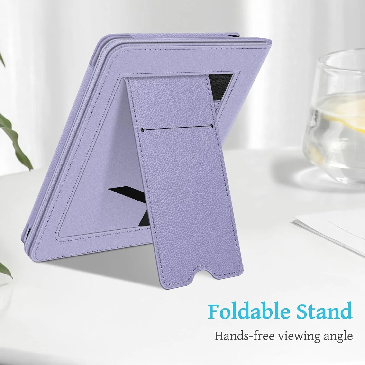 Fintie Stand Case for 6" Kindle 11th Generation 2024/2022, Lilac Purple