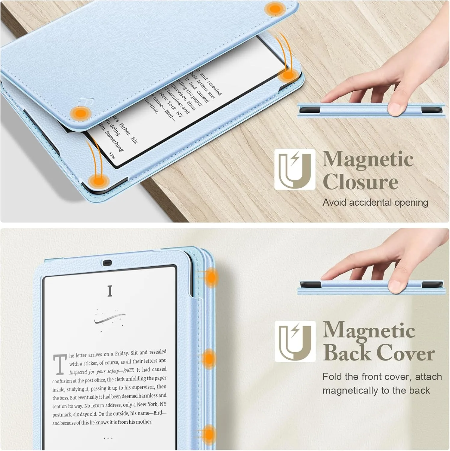 Fintie Case for 7"/6.8" Kindle Paperwhite 12th/11th Gen & Kindle Colorsoft