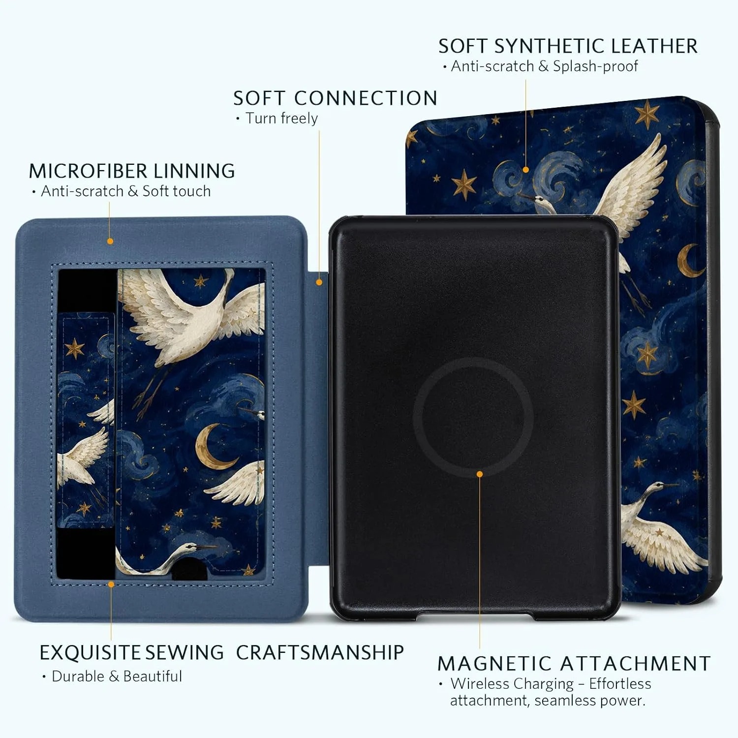 CoBak Case for 7" Kindle Paperwhite 12th Gen 2024 and Kindle Colorsoft