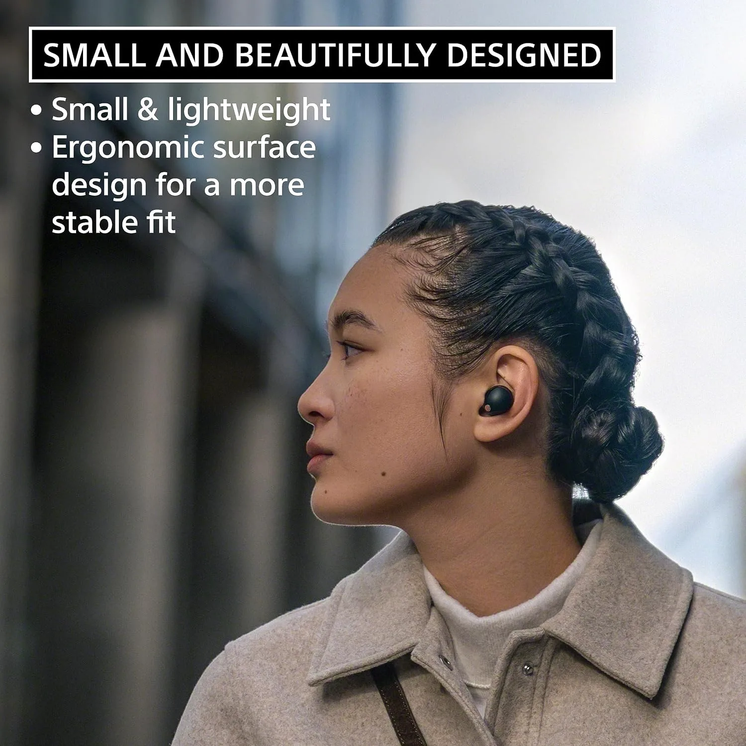 Sony WF-1000XM5 Premium Noise Cancelling Truly Wireless Earbuds, Black