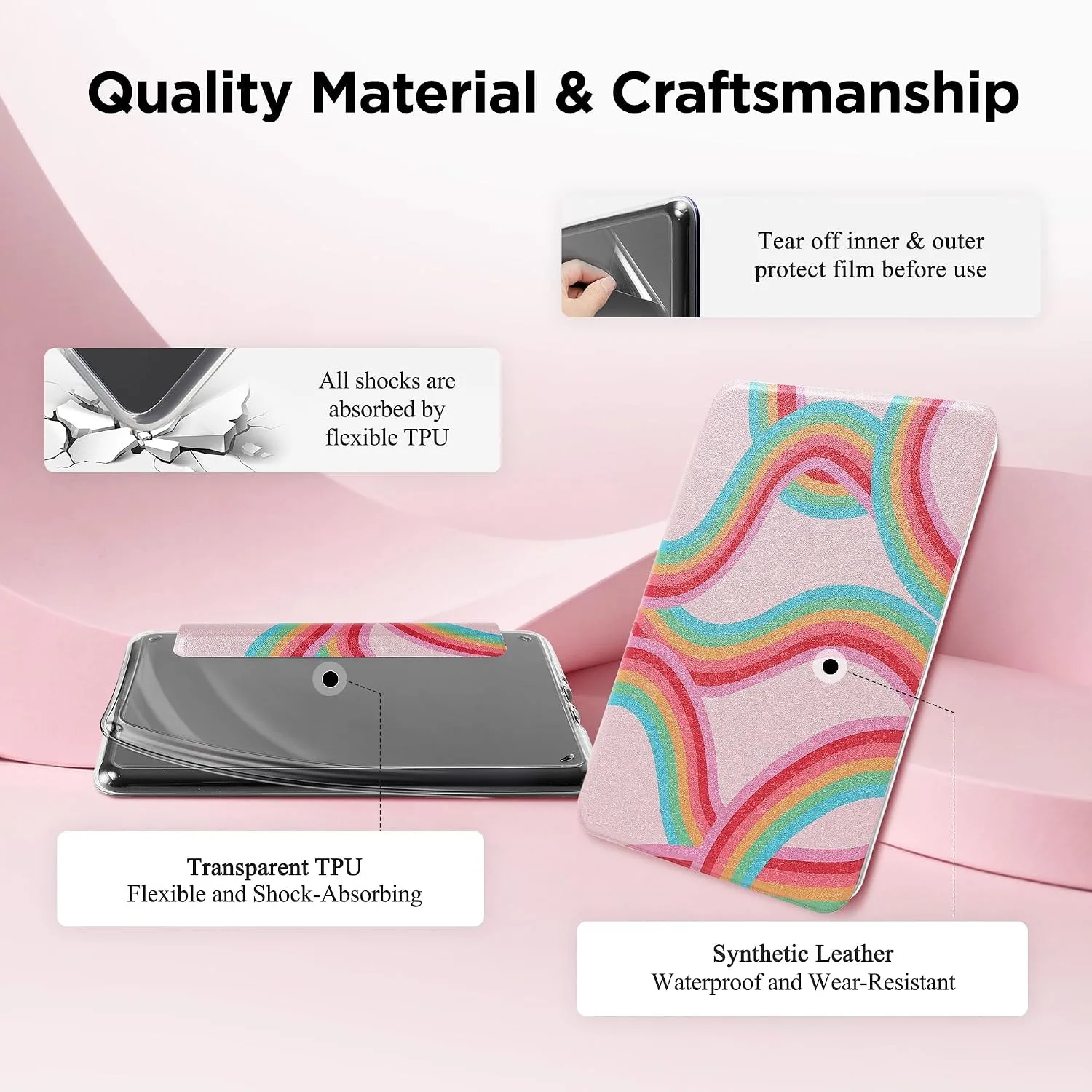 SESENSE Magnetic Case for 7'' Kindle Paperwhite 12th Gen 2024 & Colorsoft