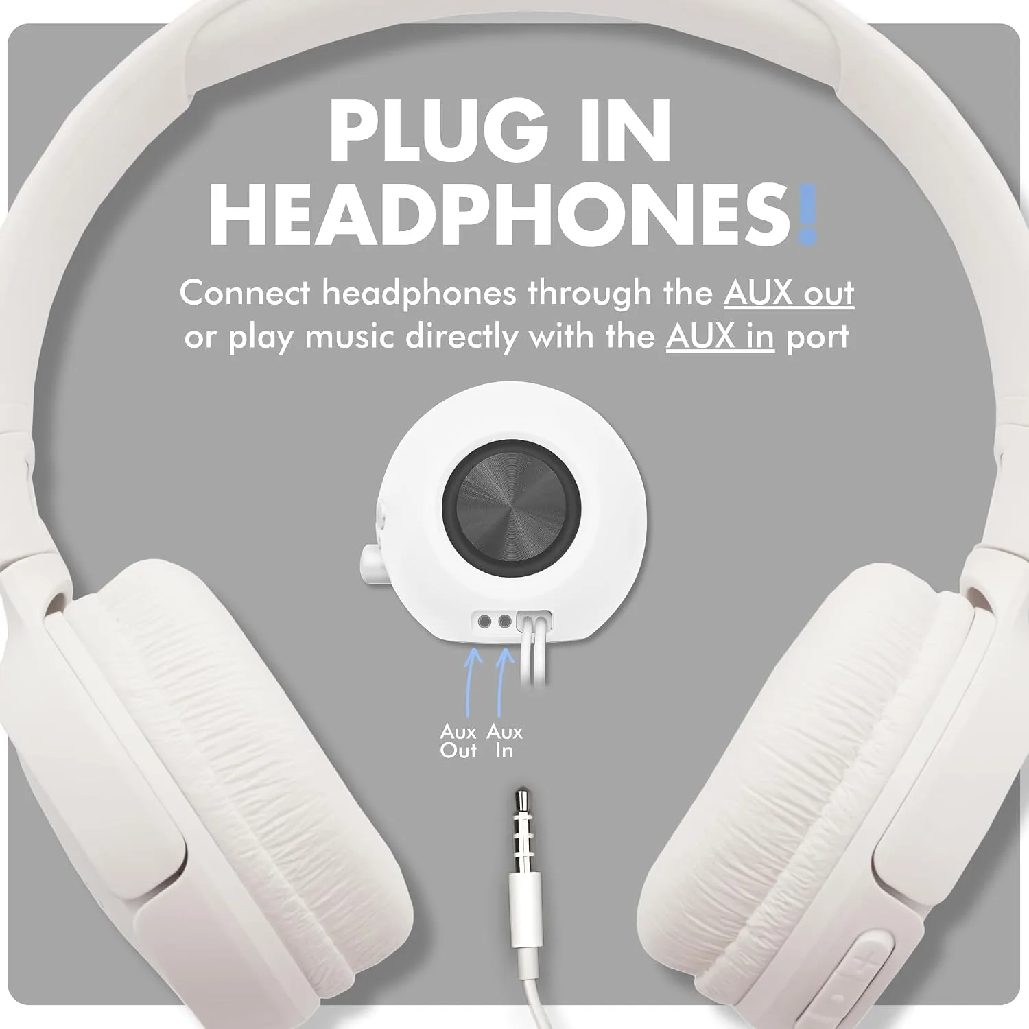 X9 Performance White Computer Speakers with RGB Lighting, Bluetooth, USB, and AUX - Triple Mode Connection, Dual 2.25" Drivers for Work and Play, Bluetooth Desktop Speakers for PC, Monitor - White