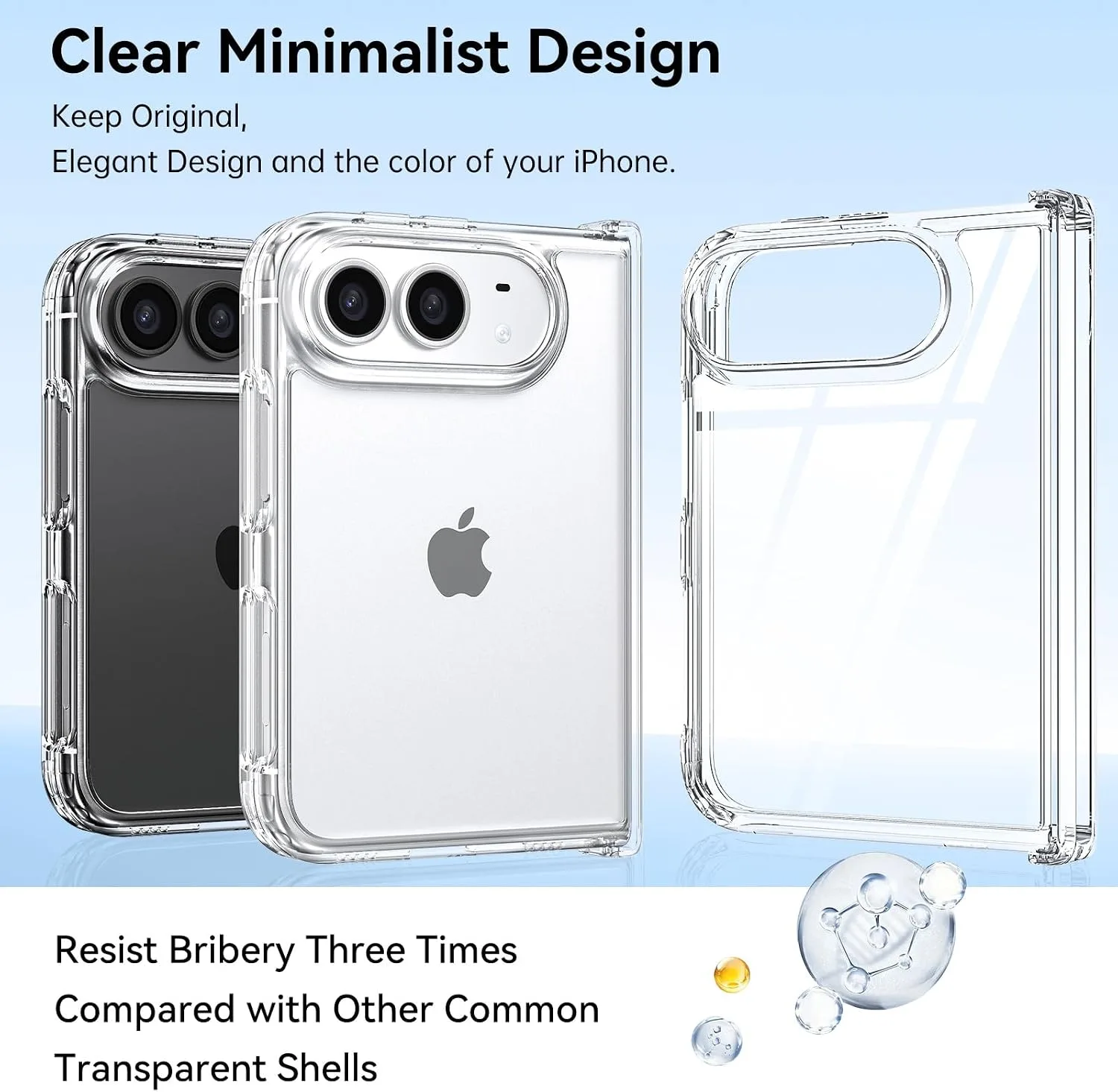 YINLAI Case for iPhone Duo 7.6-Inch,Crystal Clear
