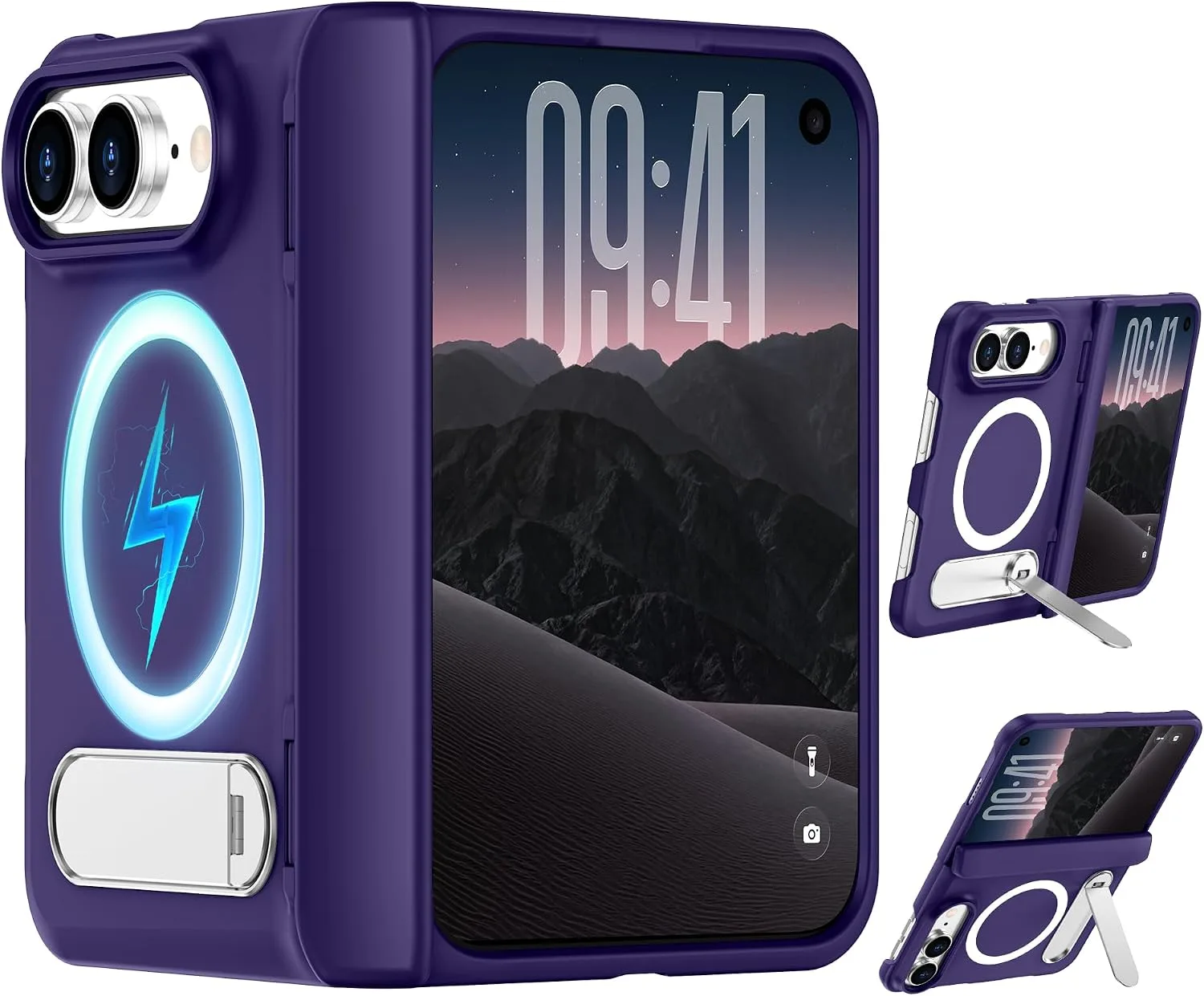 For iPhone Duo Case/iPhone Fold Case with Kickstand & Screen Protector
