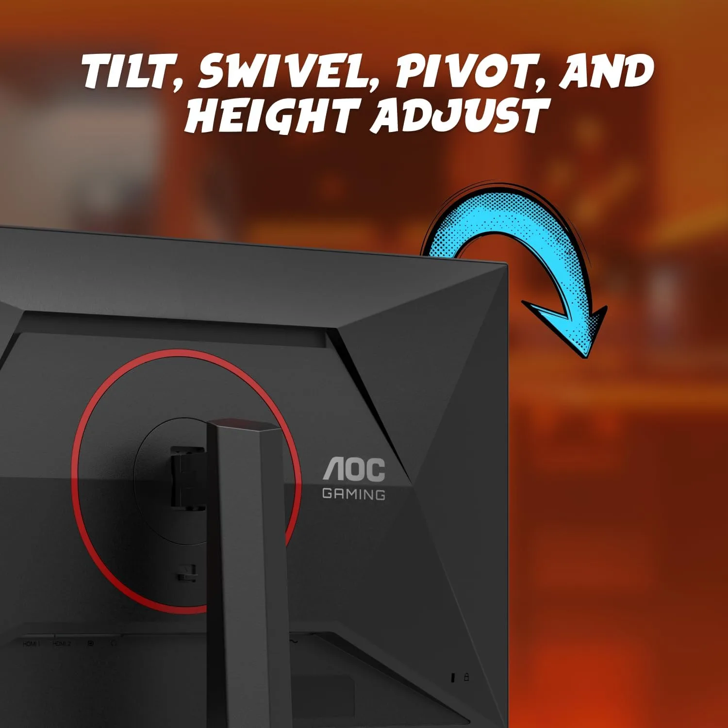 AOC 27 Inch Gaming Monitor QHD 240Hz Mini-LED HDR1000, Q27G4ZMN