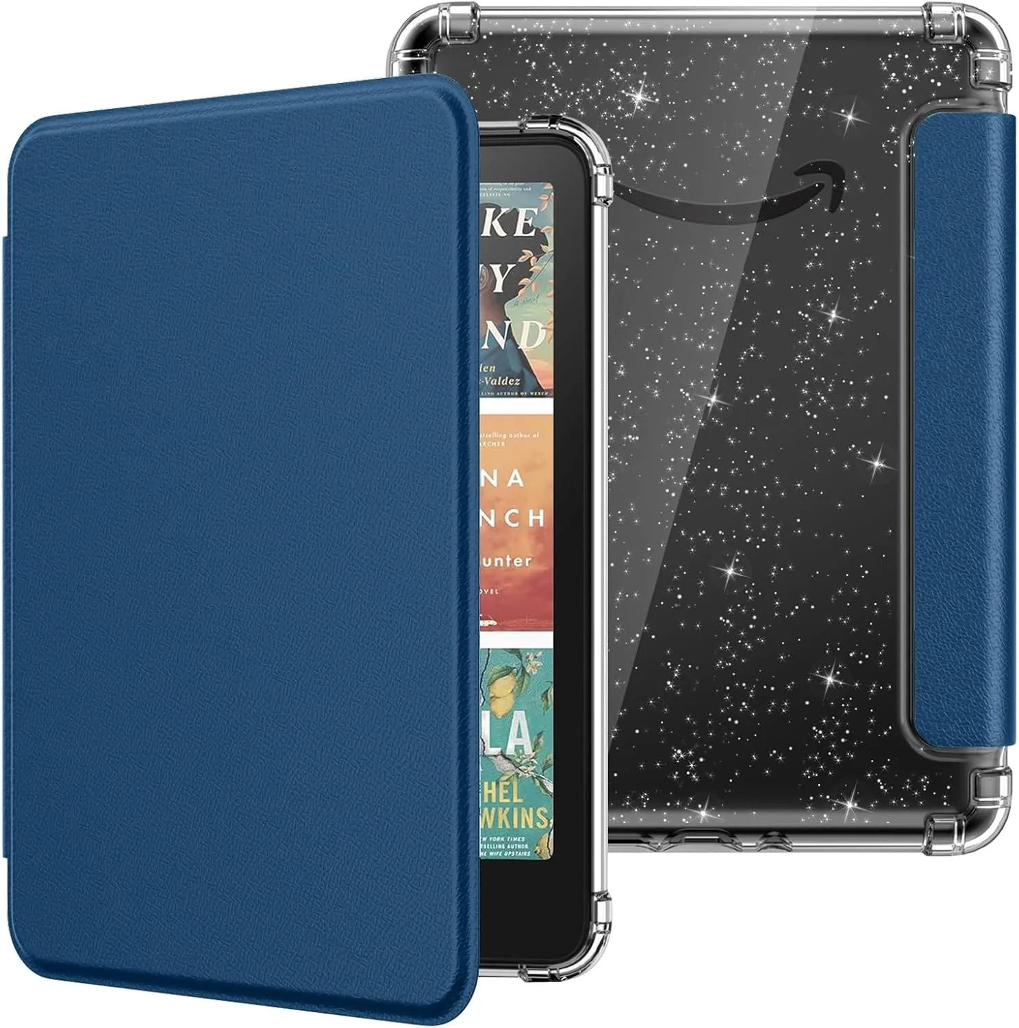 MoKo Case for 7" Kindle Paperwhite 12th Gen & Colorsoft 2024, Dark Sea Blue