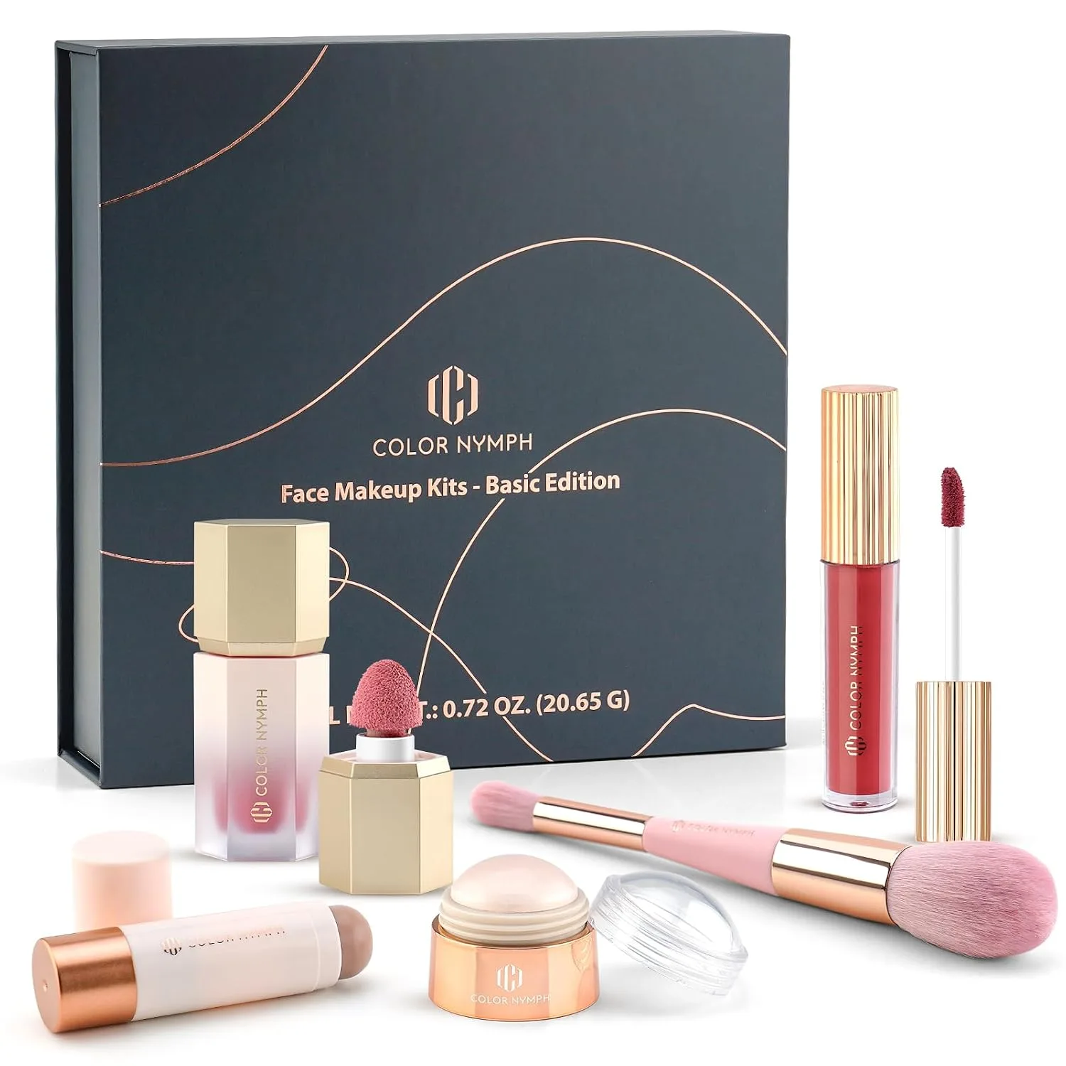 Set de maquillaje Color Nymph para adolescentes kit para principiantes