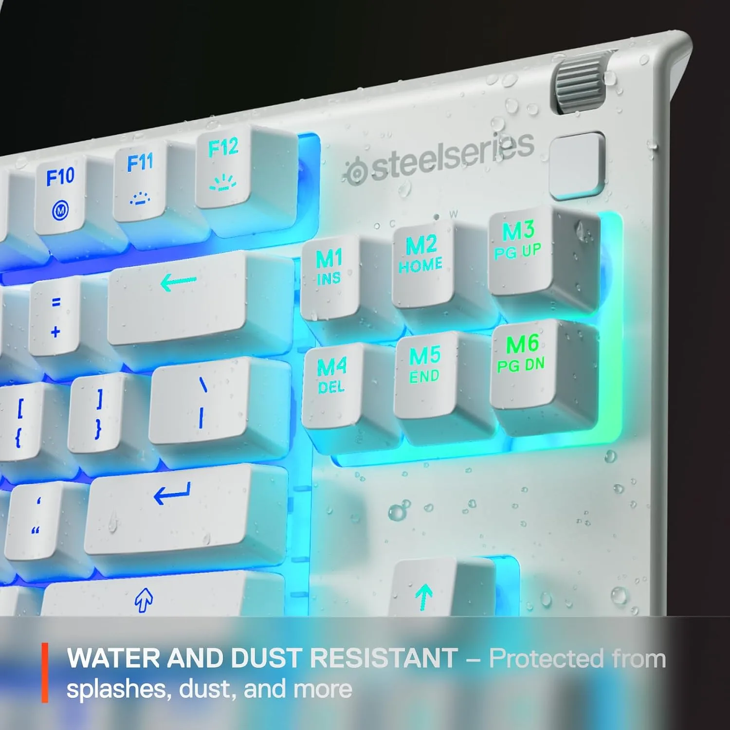SteelSeries Apex 3 TKL Gaming Keyboard - White