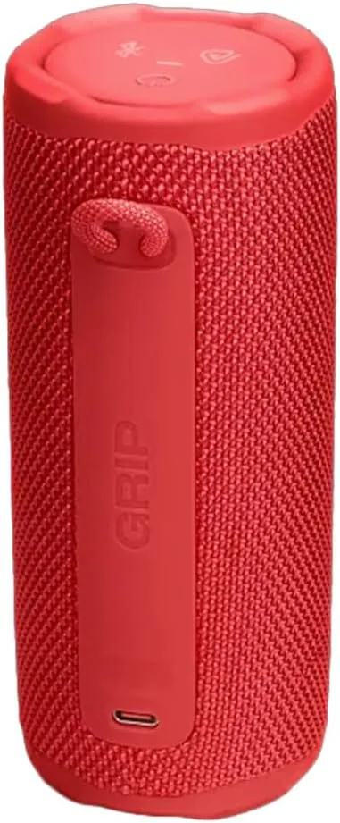 JBL Grip Compact Portable Bluetooth Speaker Bundle with gSport Case (Red)