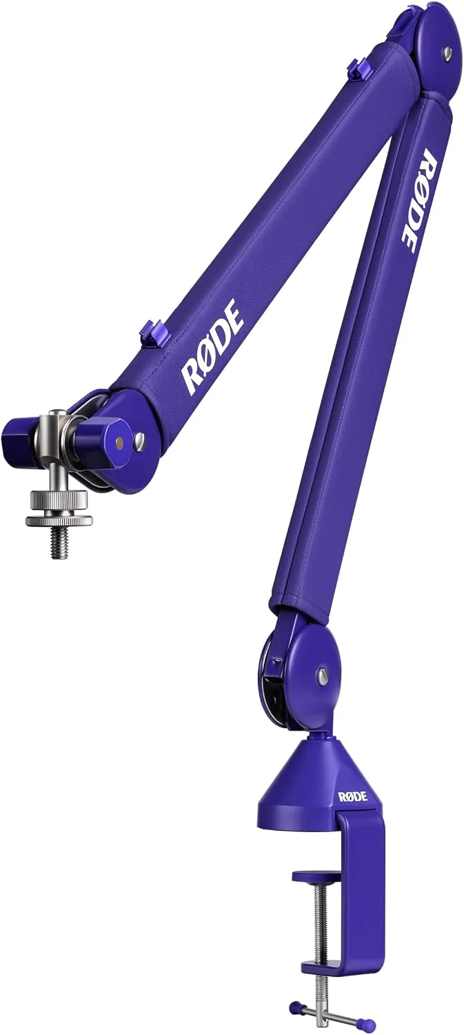 RØDE PSA1+ Professional Studio Boom Arm with Spring Damping, Purple