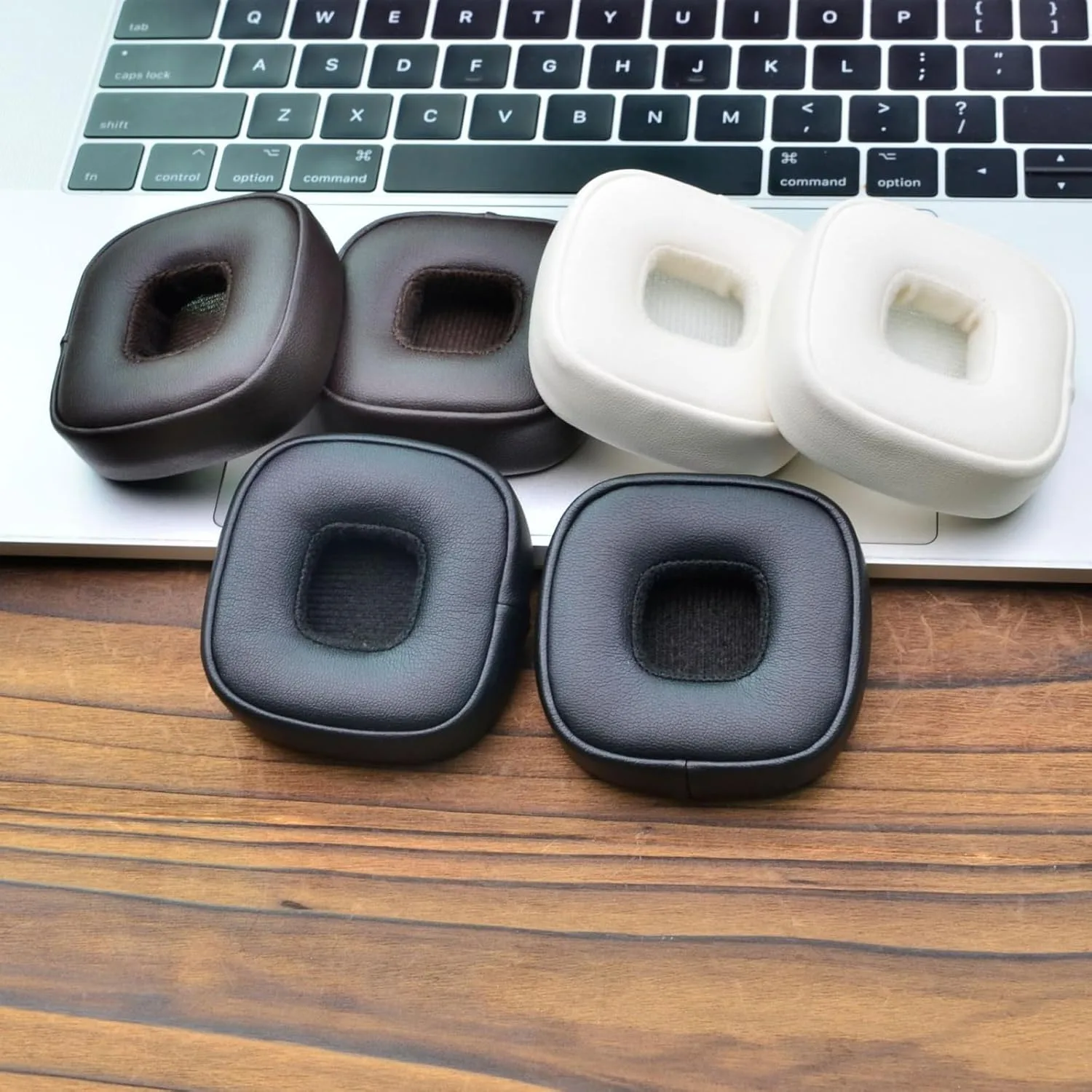 Ear Pads for Marshall Major V Major 5 Headphones Replacement Earpads Headband Cushions (White Earpads)