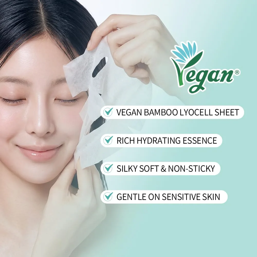 #OOTD Retinol Face Mask, Korean Moisturizing Sheet Masks Skincare, 10 Pack