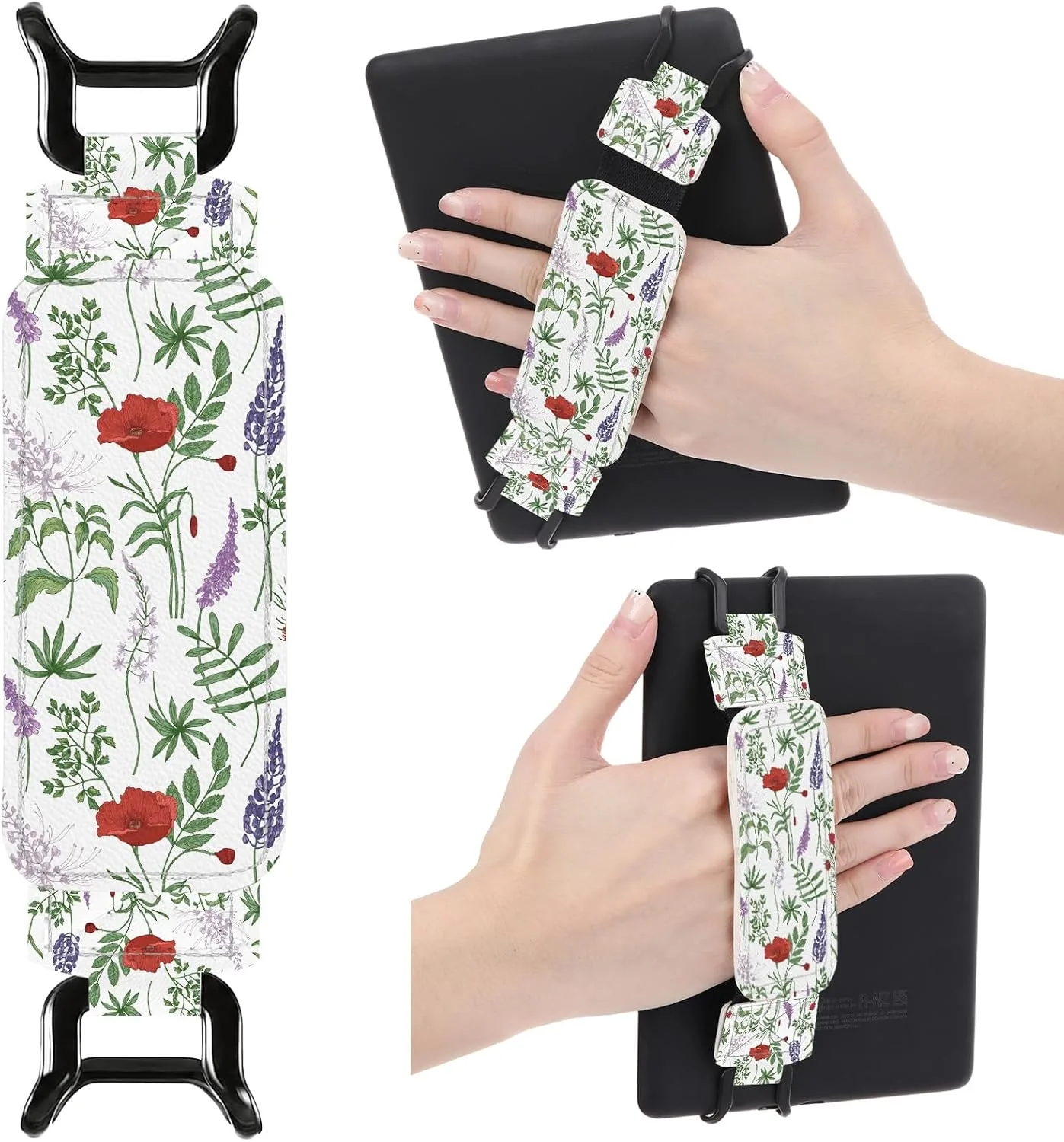 Hand Strap Holder for Kindle, Wildflowers