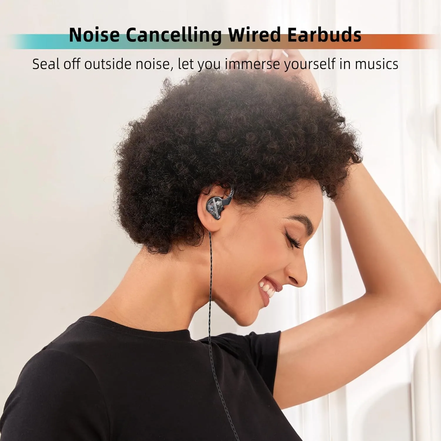 CCZ DC01 Pro in Ear Monitor, iems for Gaming, Professional Gaming Earbuds Super Bass Wired Earphones Headphones with 1DD, Patent Ear fins, Ear tips, for Singers Musicians Podcaster (Cyan without mic)