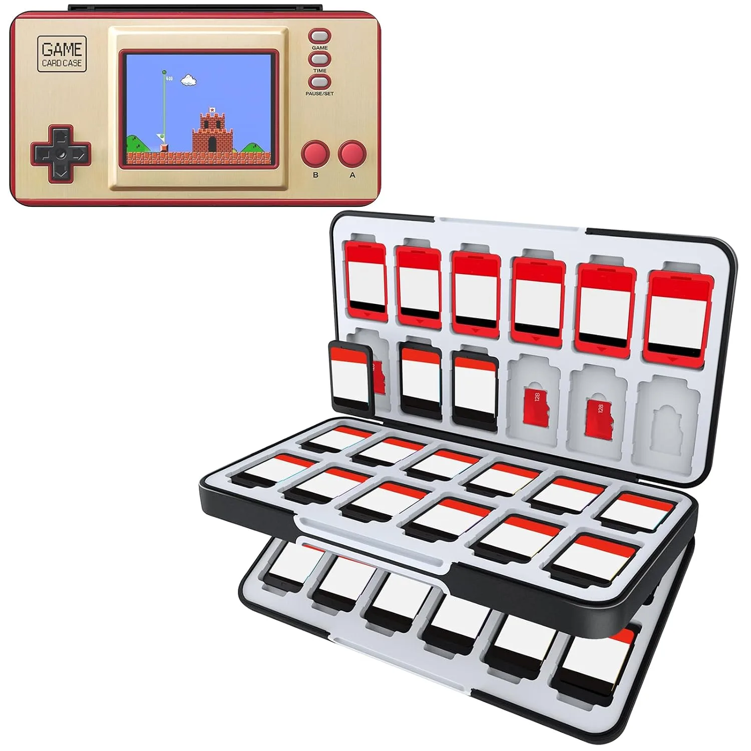 HEIYING Game Card Case Compatible with Nintendo Switch 2 / Micro SD Cards