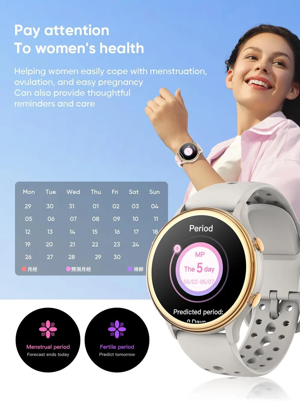 ICOMTOFIT Smart Watches for Women, Fitness Tracker with Heart Rate & SpO2 Monitor, IP67 Waterproof Activity Tracker for Men & Women, Smart Watch for Android & iPhone