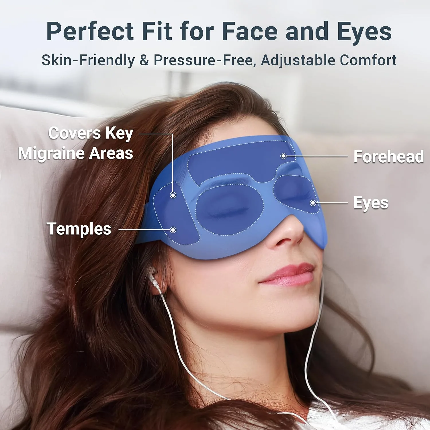 Cold Eye Mask - Cooling Eye Mask for Puffy Eyes, Cold Compress for Dark Circles, Tired Eyes, Headache, Migraines Relief - Reusable Gel Ice Pack, Weighted Sleep Mask(Black, Pink)