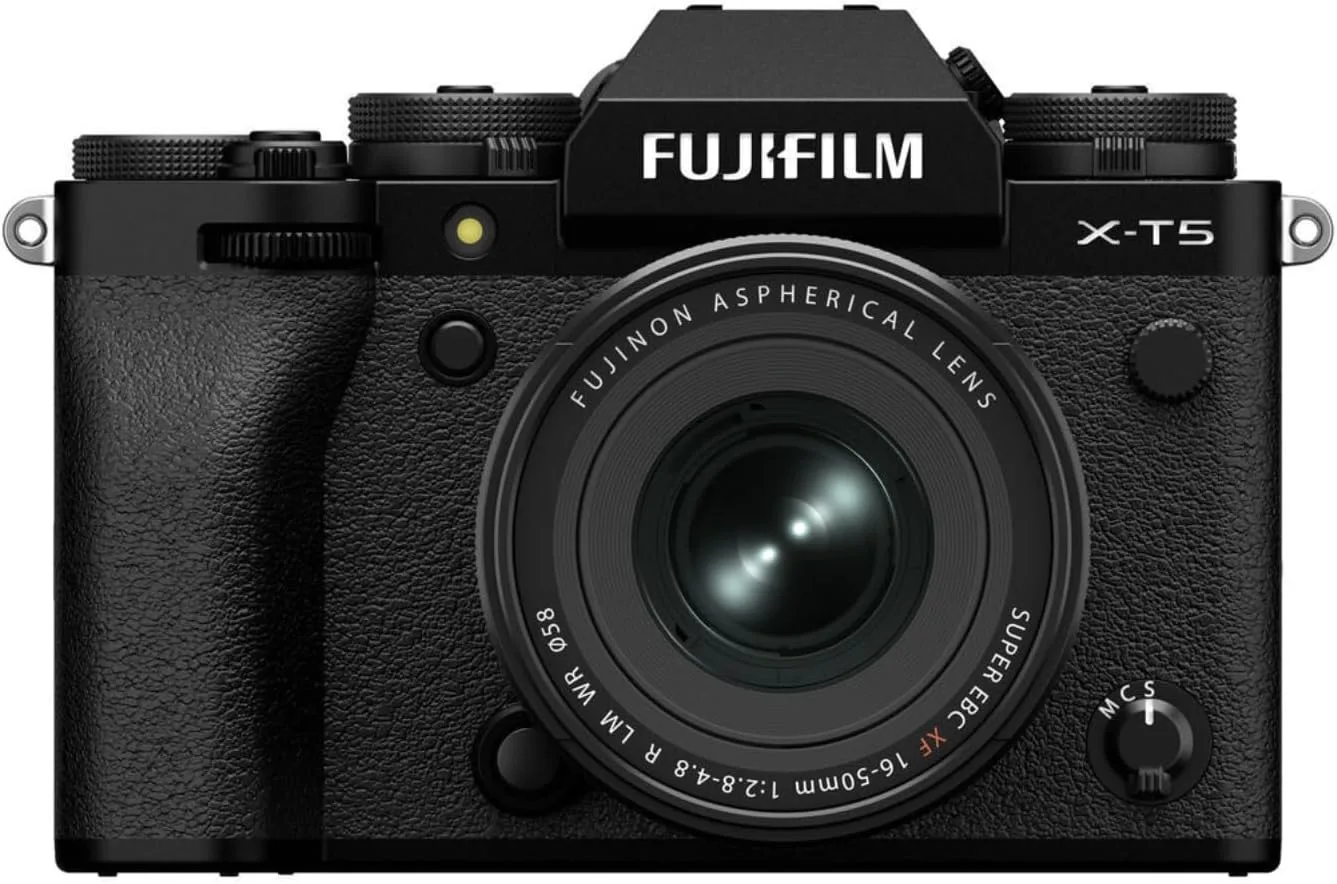 FUJIFILM X-T5 Mirrorless Digital Camera XF16-50mmF2.8-4.8 R LM WR Lens Kit - Black