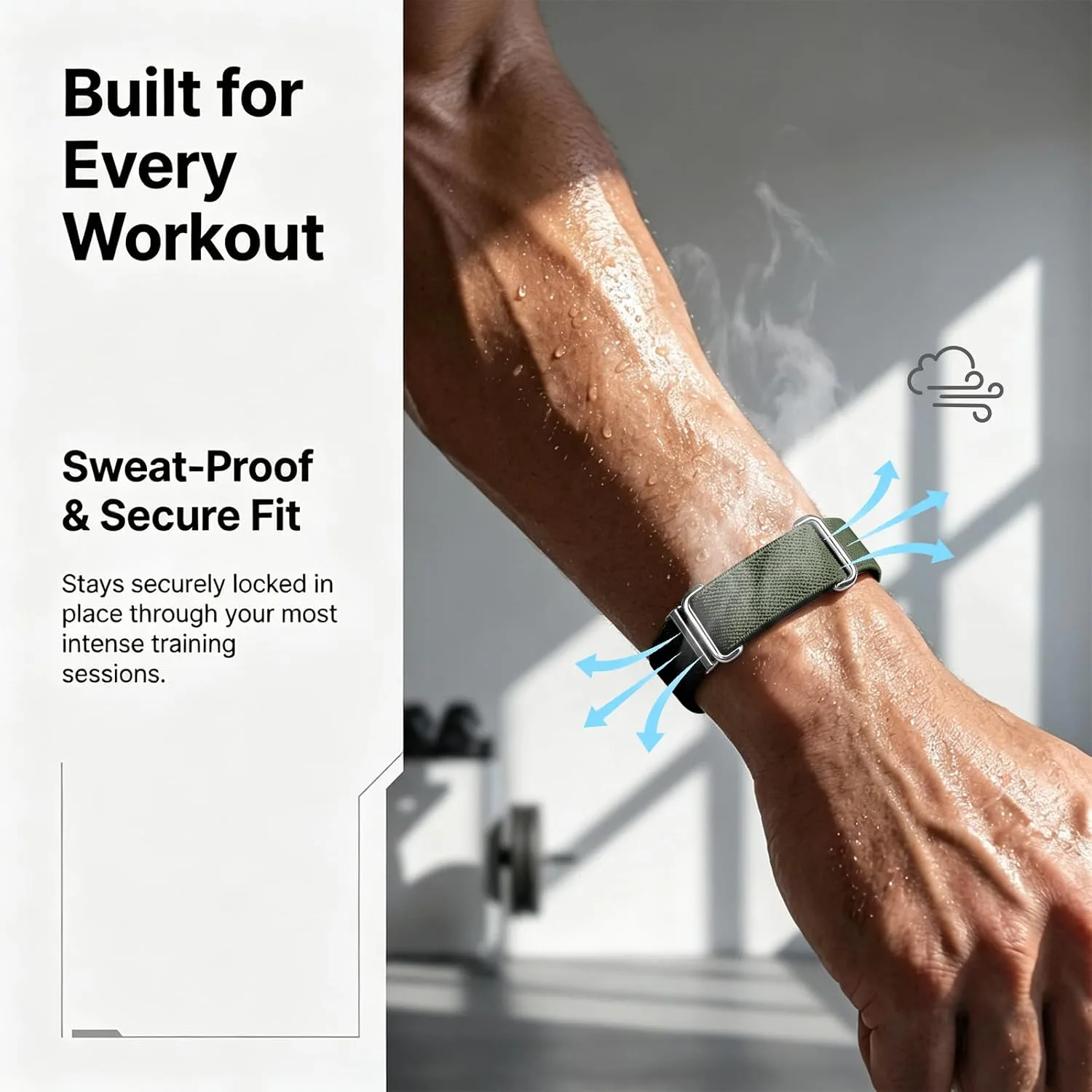 Magnetic Sport Nylon Band Compatible with Google Fitbit Air Active Band