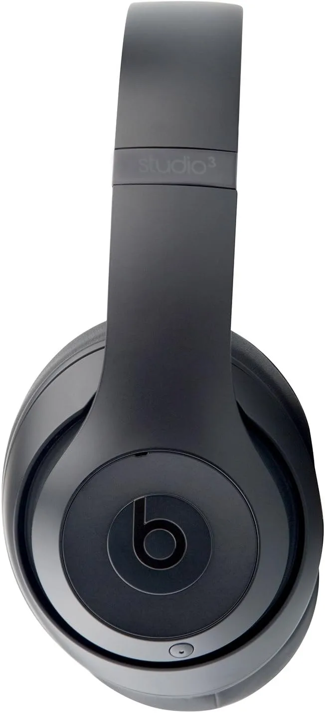 Beats Studio3 Wireless Headphones - Matte Black (Renewed)